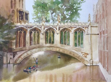 "The Bridge of Sighs…" başlıklı Tablo James Shand tarafından, Orijinal sanat, Suluboya