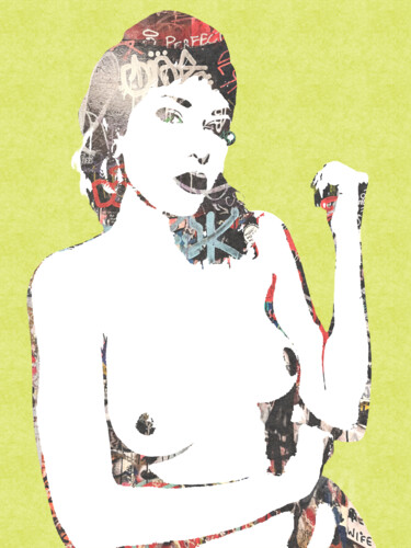 Artes digitais intitulada "#RC-01A" por V'Nian Purks, Obras de arte originais, colagem digital