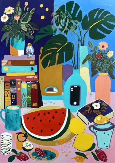 "Contemporary Still…" başlıklı Dijital Sanat Sasha Robinson tarafından, Orijinal sanat, Dijital baskı