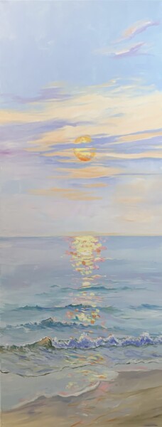 Painting titled "Beneath the Sunset." by Vita Schagen, Original Artwork, Acrylic