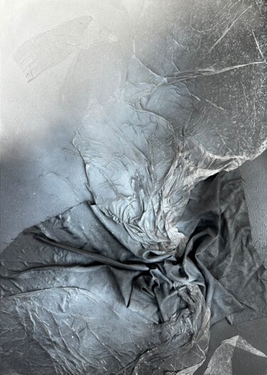 Malarstwo zatytułowany „Inner revival 5” autorstwa Joanna Wietrzycka, Oryginalna praca, Kolaże Zamontowany na Drewniana rama…