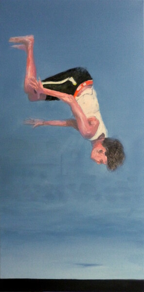 Peinture intitulée "Time traveller 9" par Wilfrid Moizan, Œuvre d'art originale, Huile Monté sur Châssis en bois