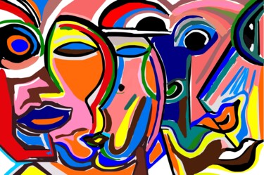 Peinture intitulée "Kunstwerk Gemälde M…" par Antonia Stabaginski, Œuvre d'art originale, Acrylique