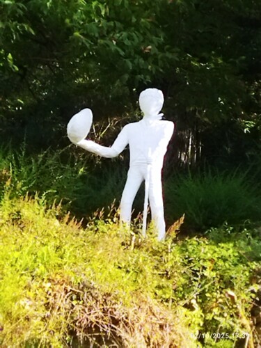 Sculpture intitulée "Zi Dumenicu" par Forcadolmu, Œuvre d'art originale, Ciment