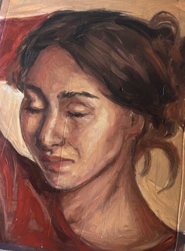 Ζωγραφική με τίτλο "Peinture à l’huile…" από Raphaëlle Dubrulle, Αυθεντικά έργα τέχνης, Λάδι