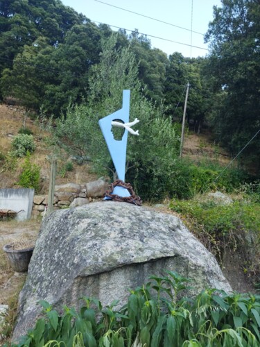 Sculpture intitulée "Corsica" par Forcadolmu, Œuvre d'art originale, Ciment