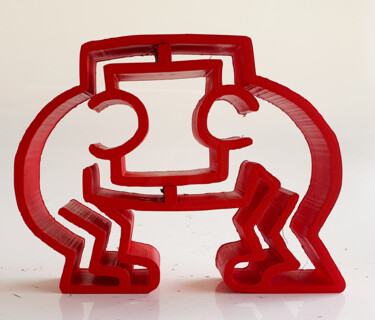 "Spyddy pop boys red…" başlıklı Heykel Spyddy tarafından, Orijinal sanat, Akrilik