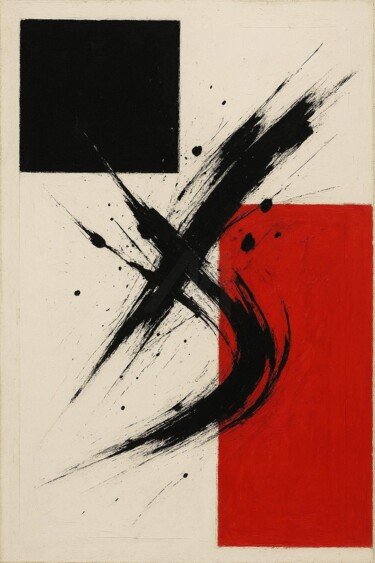 "MINIMAL-GRUNGE 071" başlıklı Dijital Sanat Karavix tarafından, Orijinal sanat, AI tarafından oluşturulan görüntü