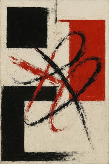 "MINIMAL-GRUNGE 080" başlıklı Dijital Sanat Karavix tarafından, Orijinal sanat, AI tarafından oluşturulan görüntü