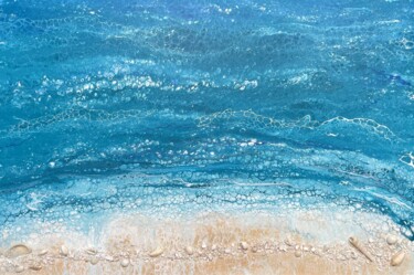 Malarstwo zatytułowany „Where the Sea Sleeps” autorstwa Nataliia Mcmillian, Oryginalna praca, Akryl