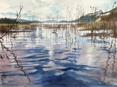 "Duingt, allée Le Be…" başlıklı Tablo Camille Rouschmeyer tarafından, Orijinal sanat, Suluboya