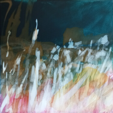 Pittura intitolato "#361, "La communaut…" da Michel Debray, Opera d'arte originale, Acrilico Montato su Telaio per barella i…