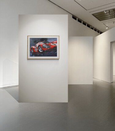 Peinture intitulée "Porsche 917   24hrs…" par Fransman Art, Œuvre d'art originale, Acrylique