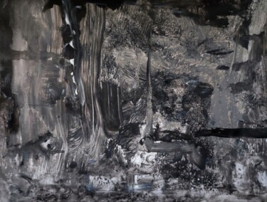 "Gloomy Grey Area -…" başlıklı Tablo Milto Sideris tarafından, Orijinal sanat, Akrilik