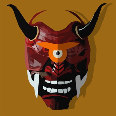 "mascarojo 45" başlıklı Dijital Sanat Ojolo tarafından, Orijinal sanat, Dijital Resim