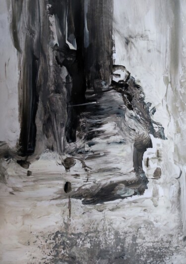 "Gloomy Grey Area -…" başlıklı Tablo Milto Sideris tarafından, Orijinal sanat, Akrilik