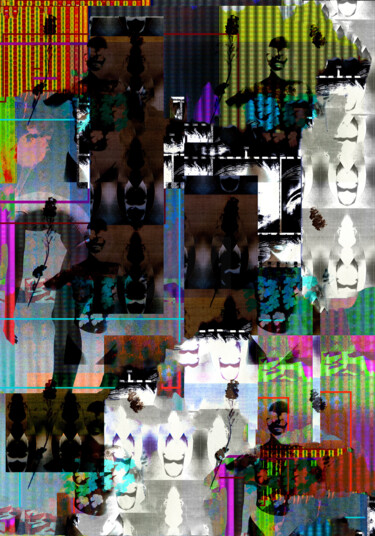 Digital Arts titled "Perception Error wi…" by Aleksandra Pakhanian, Original Artwork, Digital Painting