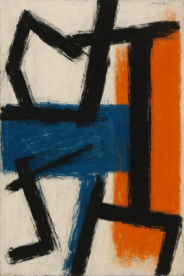 "MINIMAL-GRUNGE 091" başlıklı Dijital Sanat Karavix tarafından, Orijinal sanat, AI tarafından oluşturulan görüntü