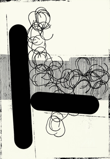 Peinture intitulée "Spatial Fragment 1." par Petr Strnad, Œuvre d'art originale, Acrylique