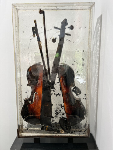 "colere de pagani" başlıklı Heykel Arman Fernandez tarafından, Orijinal sanat, Rezine