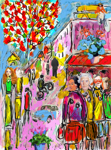 "Grand magasin" başlıklı Dijital Sanat Jean Mirre tarafından, Orijinal sanat, Dijital Resim