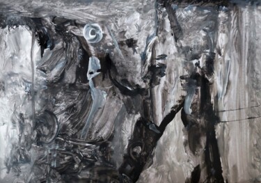 "Gloomy Grey Area -…" başlıklı Tablo Milto Sideris tarafından, Orijinal sanat, Akrilik