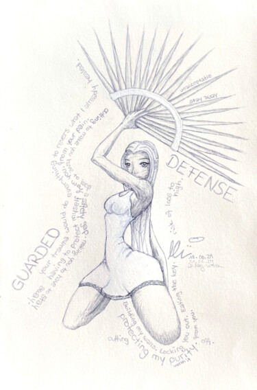 Drawing titled "Bella Boundary" by Myredrm, Original Artwork, Pencil