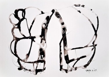 "Interdimensional pa…" başlıklı Resim Alfred Freddy Krupa tarafından, Orijinal sanat, Mürekkep