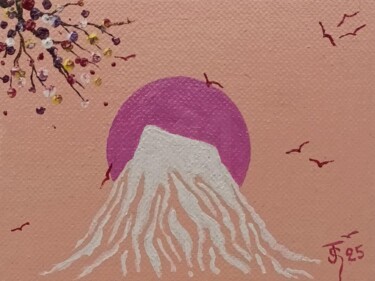 Peinture intitulée "Fuji 8" par Jean-Claude Sylvain, Œuvre d'art originale, Acrylique