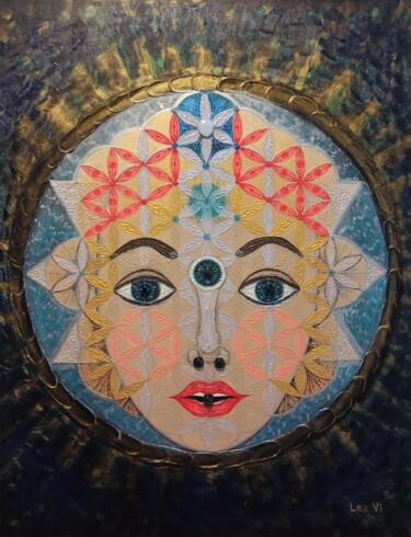 Peinture intitulée "The Manifestation o…" par Léa Vi, Œuvre d'art originale, Acrylique Monté sur Châssis en bois