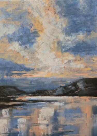 "Twilight Shore. Sea…" başlıklı Tablo Вікторія Стефчишина tarafından, Orijinal sanat, Pastel Karton üzerine monte edilmiş