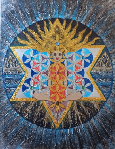 Peinture intitulée "The Manifestation o…" par Léa Vi, Œuvre d'art originale, Acrylique