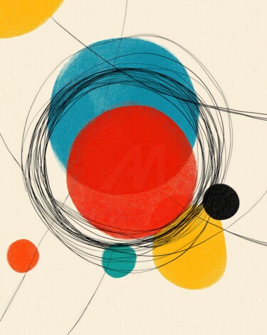 "Circular Syntax III…" başlıklı Dijital Sanat Moaiart – Digital Art Prints tarafından, Orijinal sanat, Dijital Resim