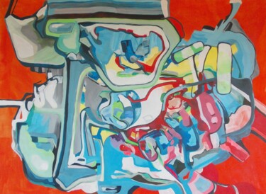 "Humeur" başlıklı Tablo Lauriane Guichard (LG') tarafından, Orijinal sanat, Akrilik