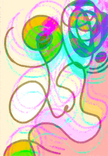 "energy portraits #1…" başlıklı Dijital Sanat Lya Helia tarafından, Orijinal sanat, Dijital Resim