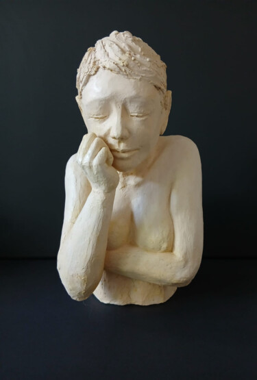 Sculpture titled "“Rêverie” – Sculptu…" by Eric Pelleau, Original Artwork, Ceramics