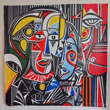 Peinture intitulée "#23 Kunstwerk Gemäl…" par Antonia Stabaginski, Œuvre d'art originale, Acrylique