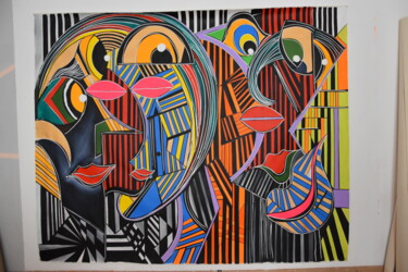 Schilderij getiteld "#22 Kunstwerk Gemäl…" door Antonia Stabaginski, Origineel Kunstwerk, Acryl
