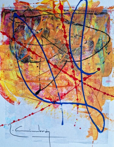 Ζωγραφική με τίτλο "Art Composition. M35" από Miguel Robledo Cimbrón, Αυθεντικά έργα τέχνης, Ακρυλικό