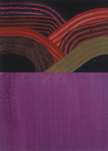 Collages intitulée "LCVM25-08" par Martin Singer, Œuvre d'art originale, Acrylique