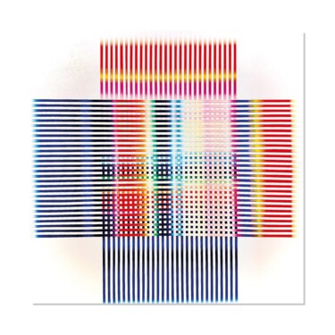 Malerei mit dem Titel "Rainbow Boogie-Woog…" von Nicolas Panayotou, Original-Kunstwerk, Acryl Auf Keilrahmen aus Holz montie…