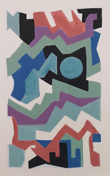 Malarstwo zatytułowany „Quanta Dada #26: "T…” autorstwa Ivan Suvanjieff, Oryginalna praca, Akryl