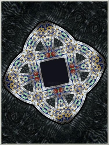 Arts numériques intitulée "Broche" par Mimia Lichani, Œuvre d'art originale