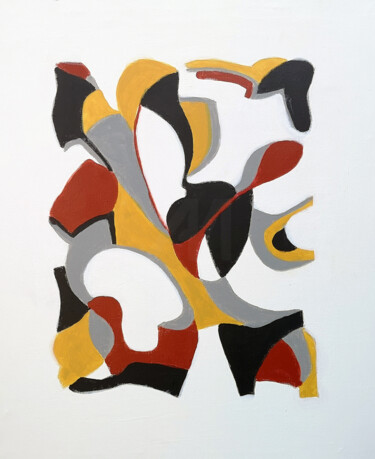 Painting titled "Quanta Dada #105: "…" by Ivan Suvanjieff, Original Artwork, Acrylic