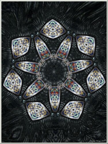 Arts numériques intitulée "Broche" par Mimia Lichani, Œuvre d'art originale