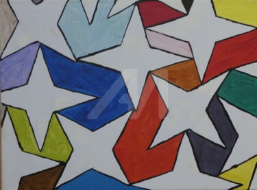 Malerei mit dem Titel "ZCK" von Tarvo Merkällinen, Original-Kunstwerk, Acryl