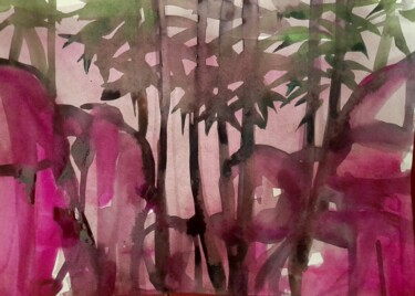 Peinture intitulée "Southen dreaming" par Alexey Zhucovsky, Œuvre d'art originale, Aquarelle