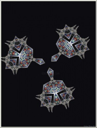 Arts numériques intitulée "Broche" par Mimia Lichani, Œuvre d'art originale