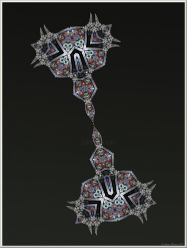 Arts numériques intitulée "Broche" par Mimia Lichani, Œuvre d'art originale