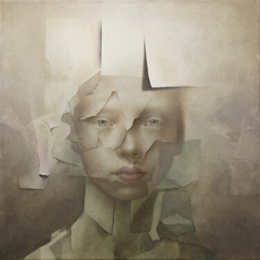 Malerei mit dem Titel "MEMORIE" von Marco Tidu, Original-Kunstwerk, Öl